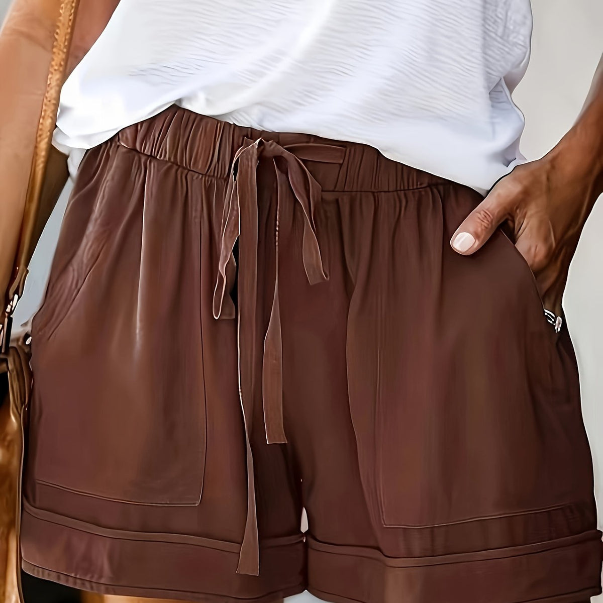 Maya Relaxed Shorts - Unisex in dark green
