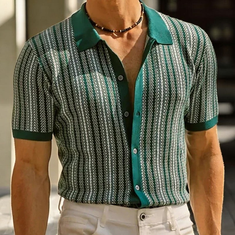 Cotton Reid Shirt - Unisex in brown