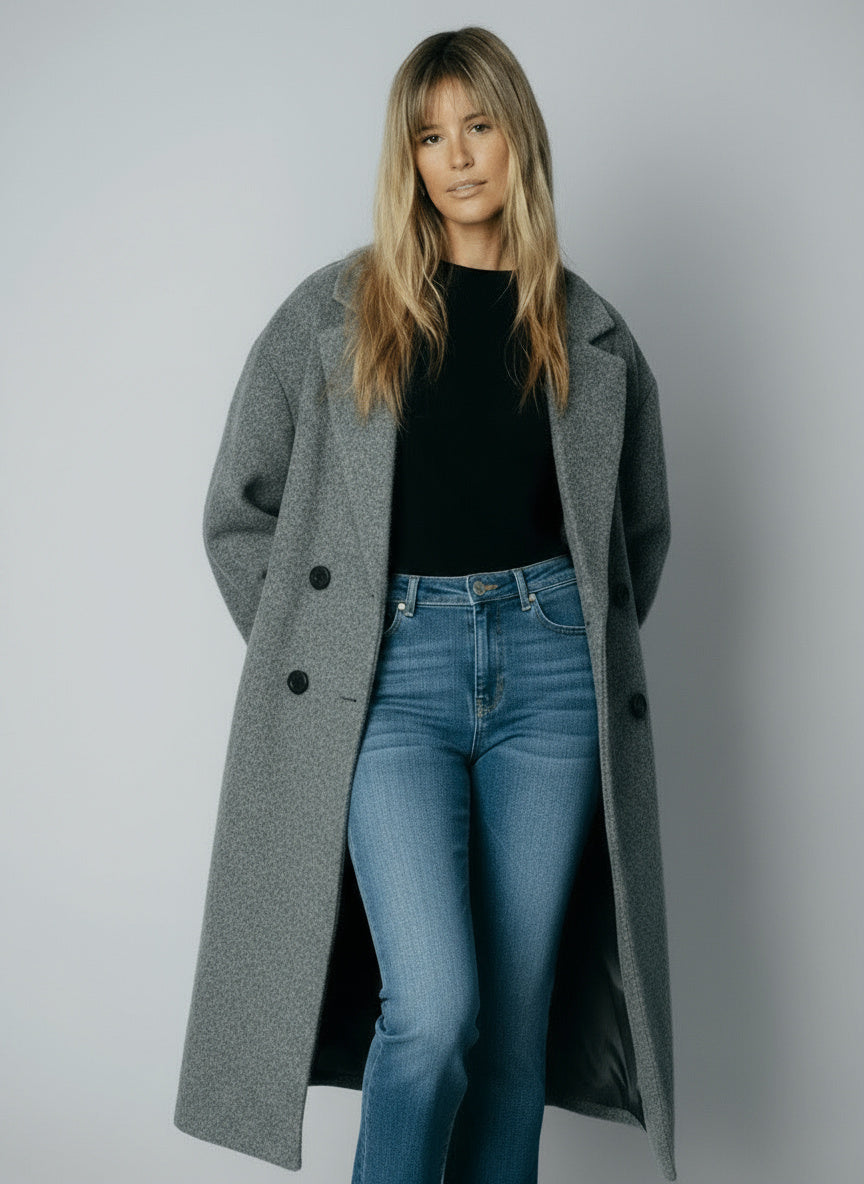 Cotton Harper Coat - Women's in blue
