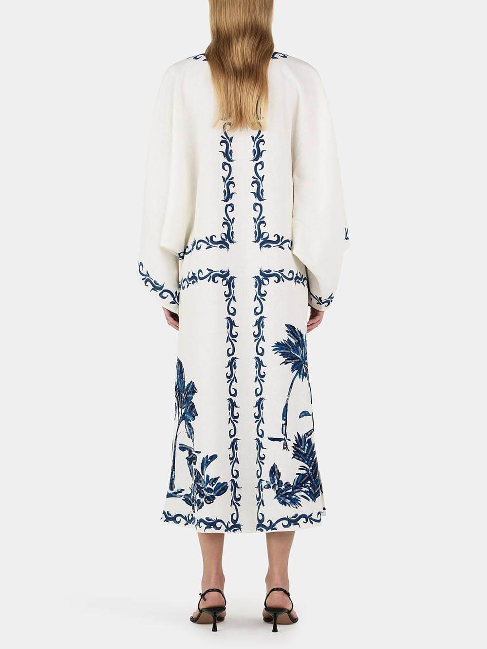 Oversized Midi Dress - Women's in blue