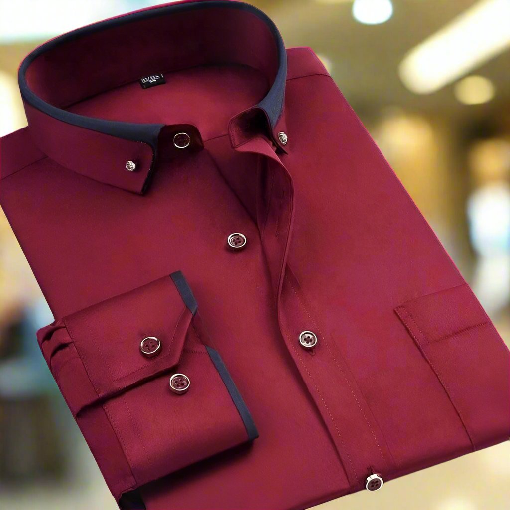 Stratford Cotton Shirt - Unisex in black