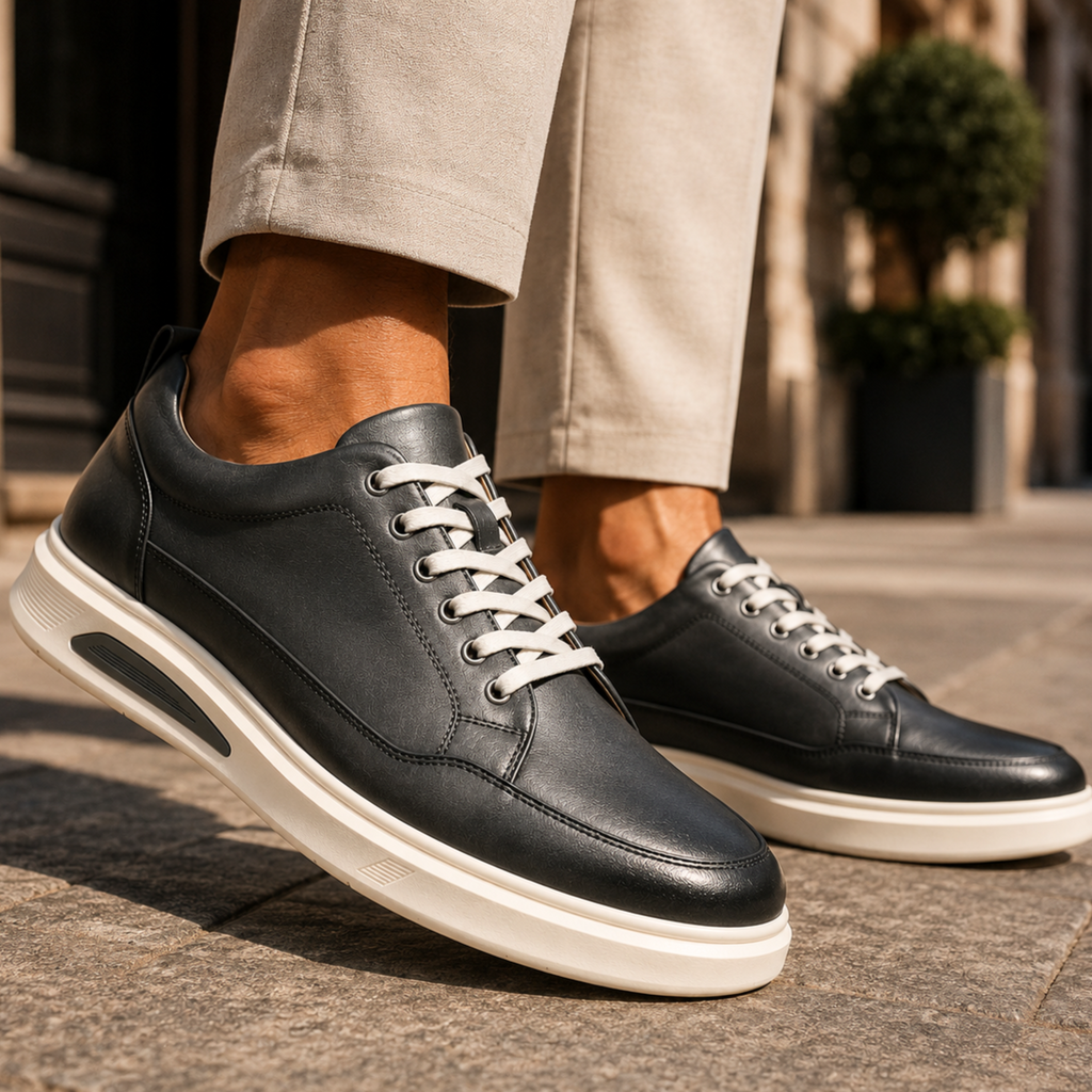 Sawyer Handmade Leather Sneakers - Men's in red