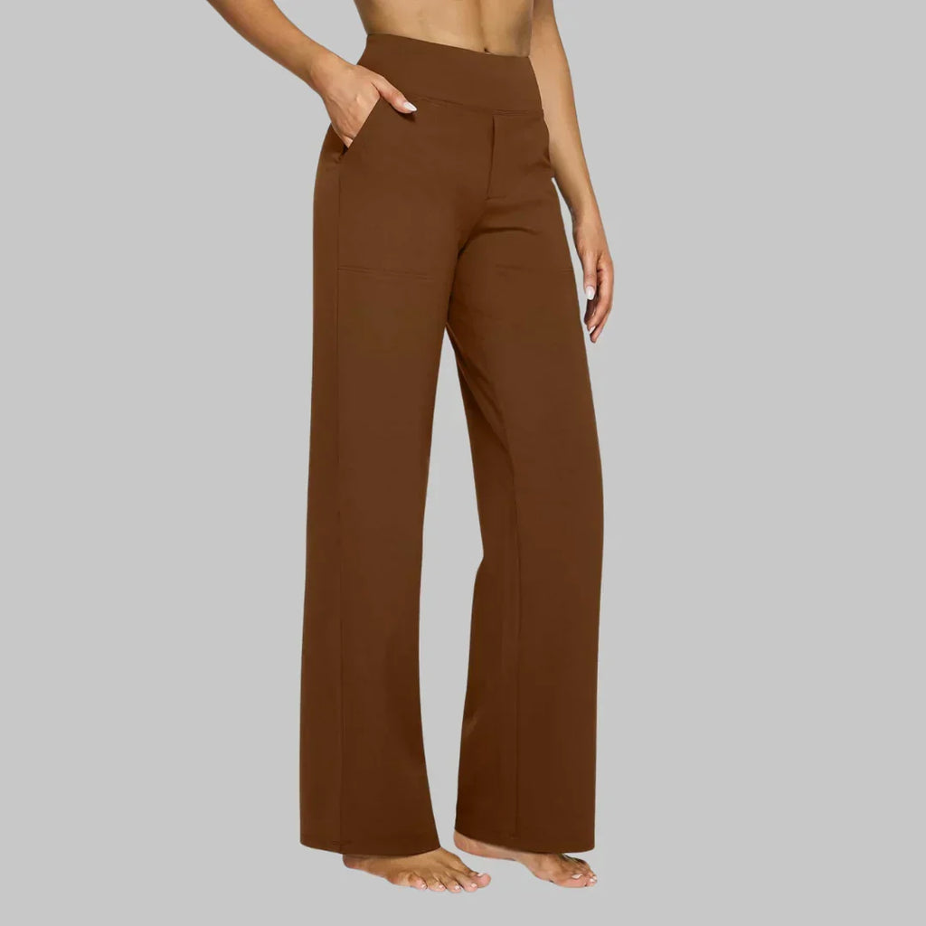 Vivienne Stretch Pants - Unisex in white