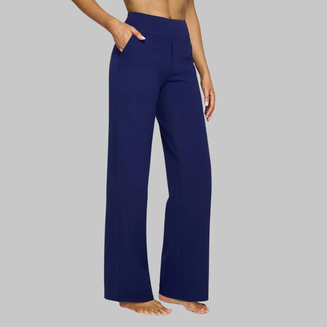 Vivienne Stretch Pants - Unisex in white