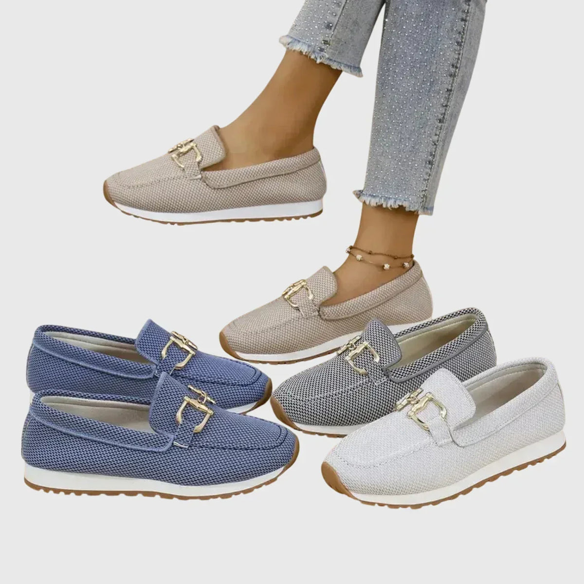 Wren Slip-On Sneakers - Unisex in beige