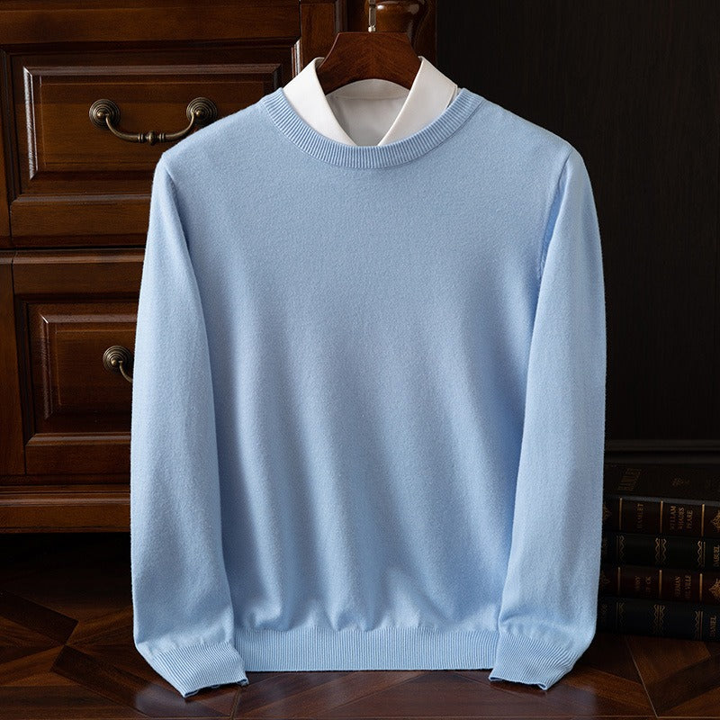 Pemberton Cashmere Sweater - Unisex in blue