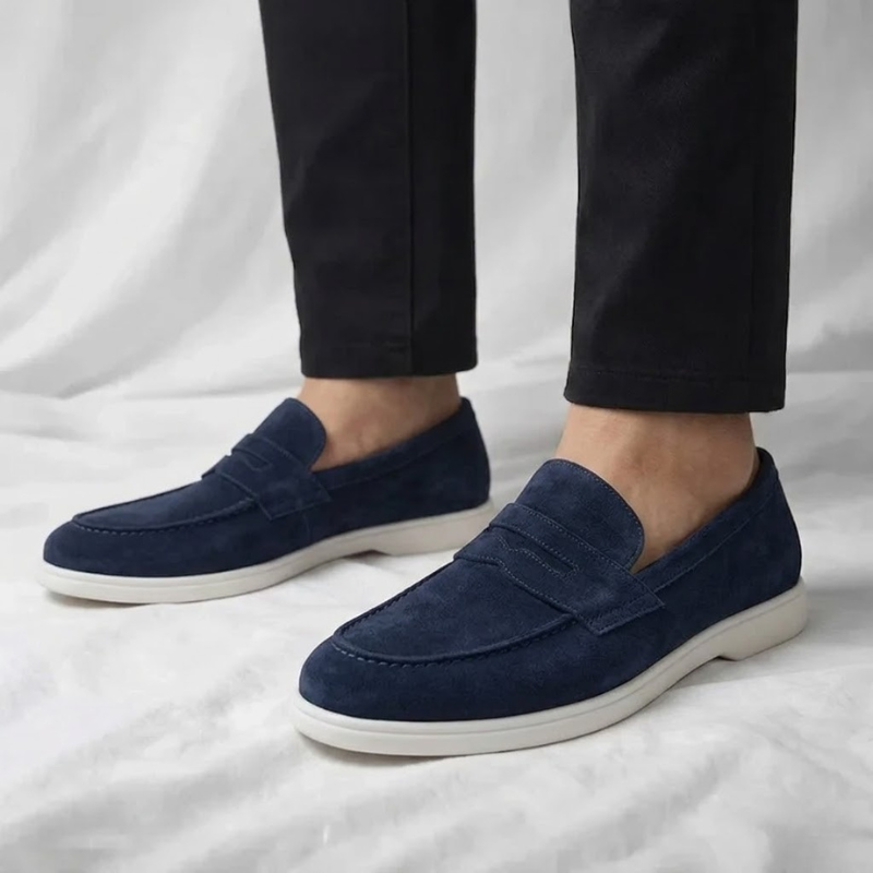 Bancroft Suede Loafers - Men's in green