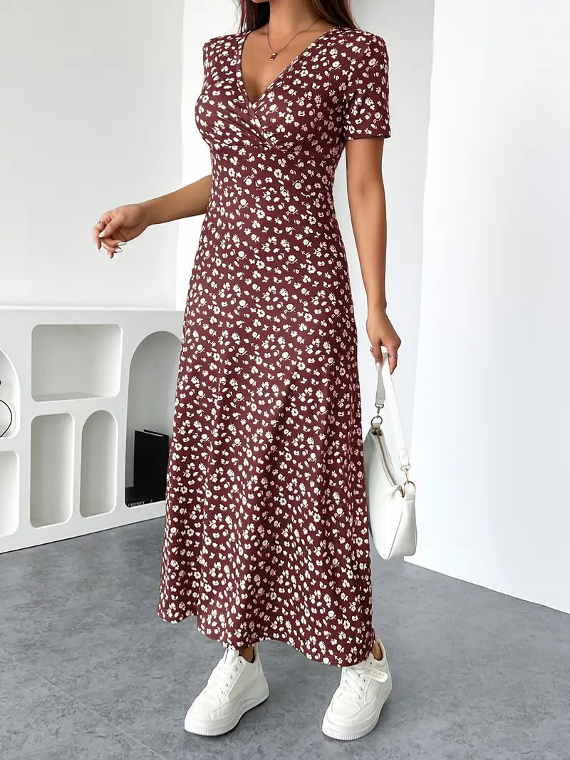Isla Ruffle Knit Dress - Women's in red
