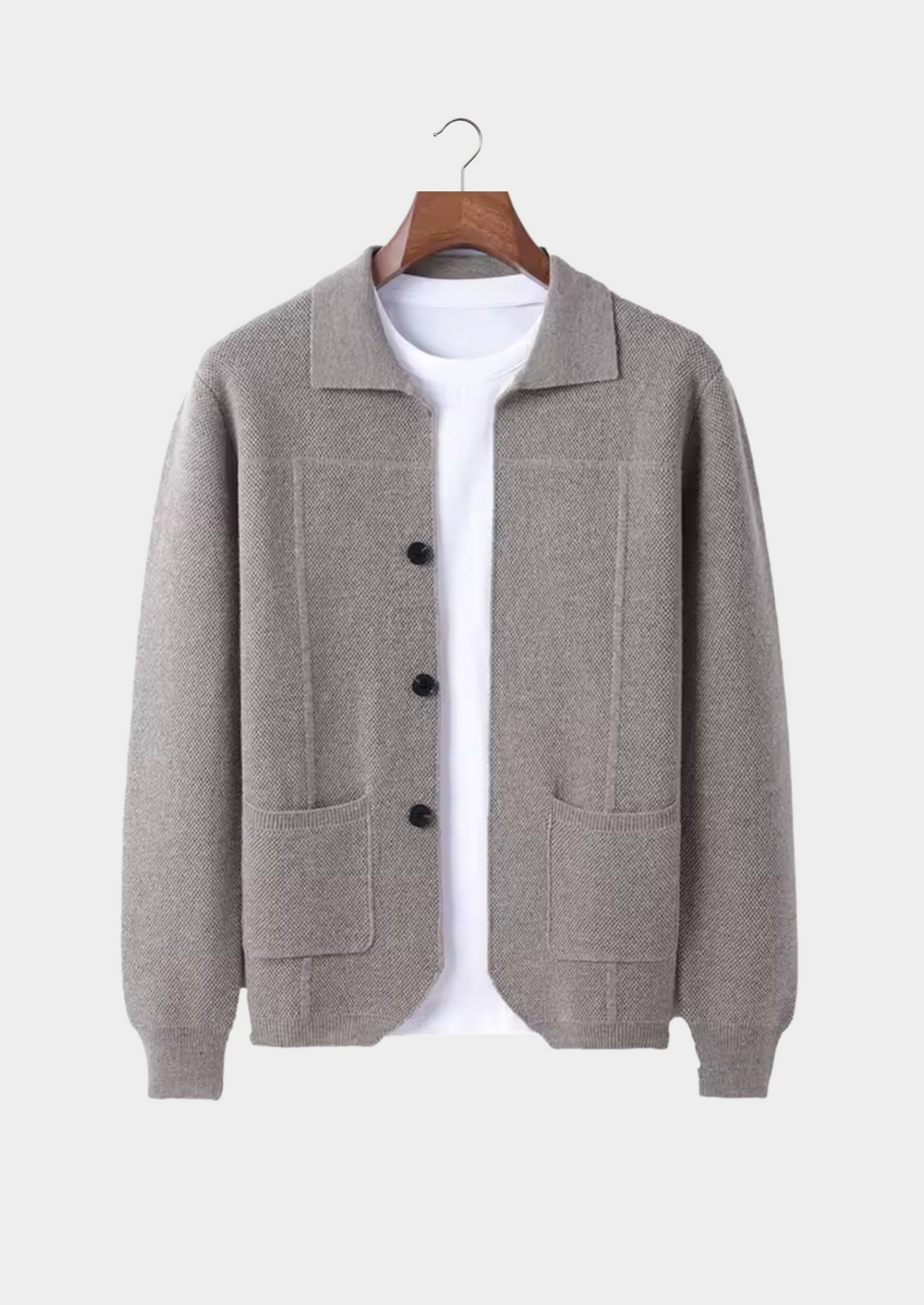 Pemberton Merino Overshirt - Men's in gray