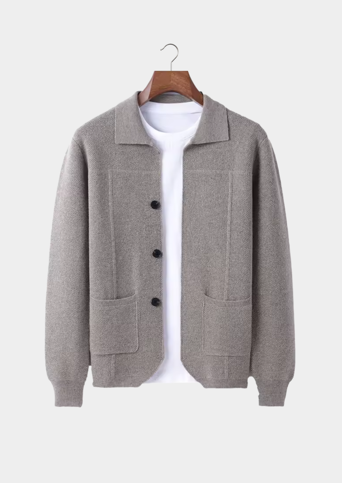 Pemberton Merino Overshirt - Men's in gray