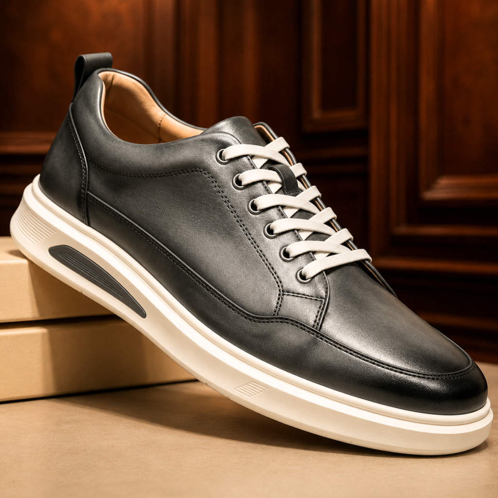 Sawyer Handmade Leather Sneakers - Men's in red