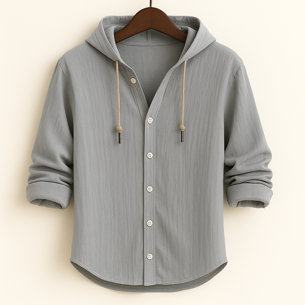Cotton Briggs Shirt - Unisex in blue
