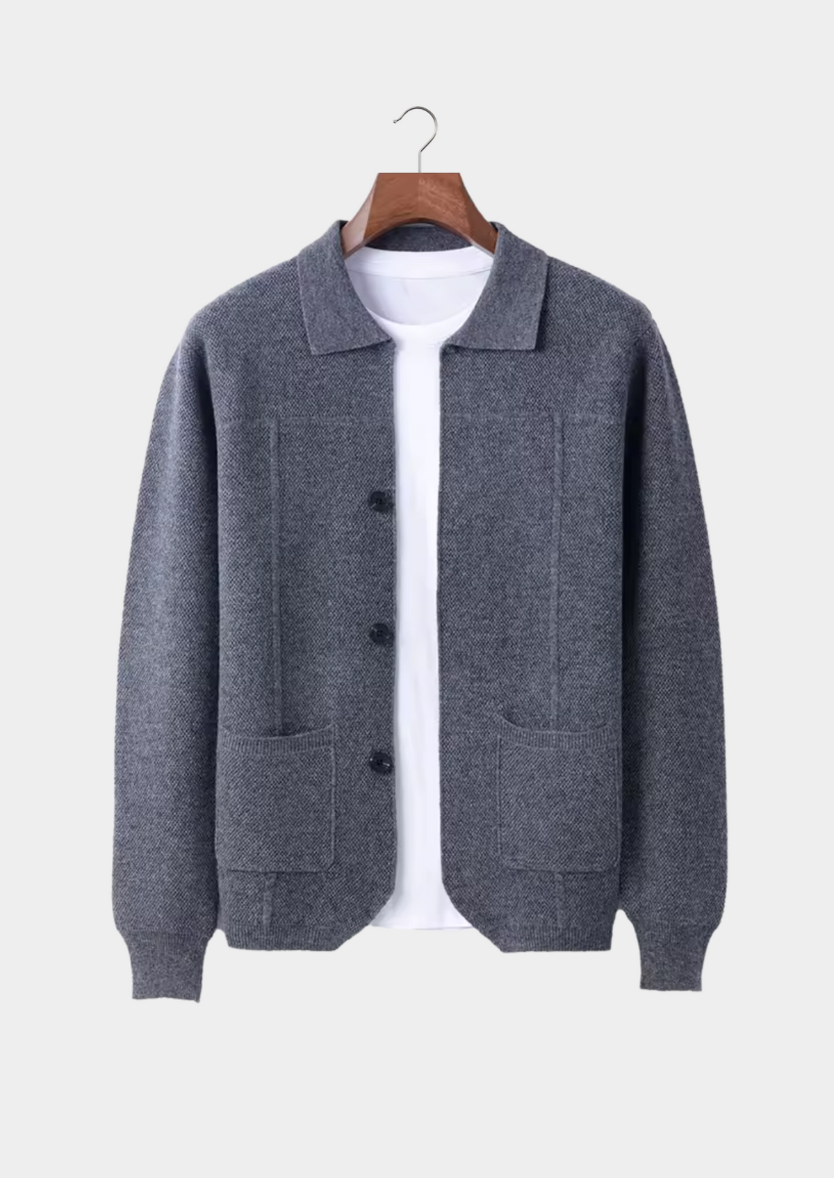 Pemberton Merino Overshirt - Men's in blue