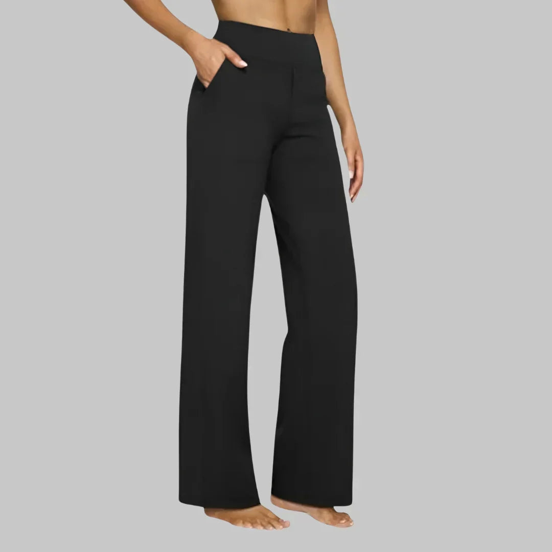 Vivienne Stretch Pants - Unisex in black