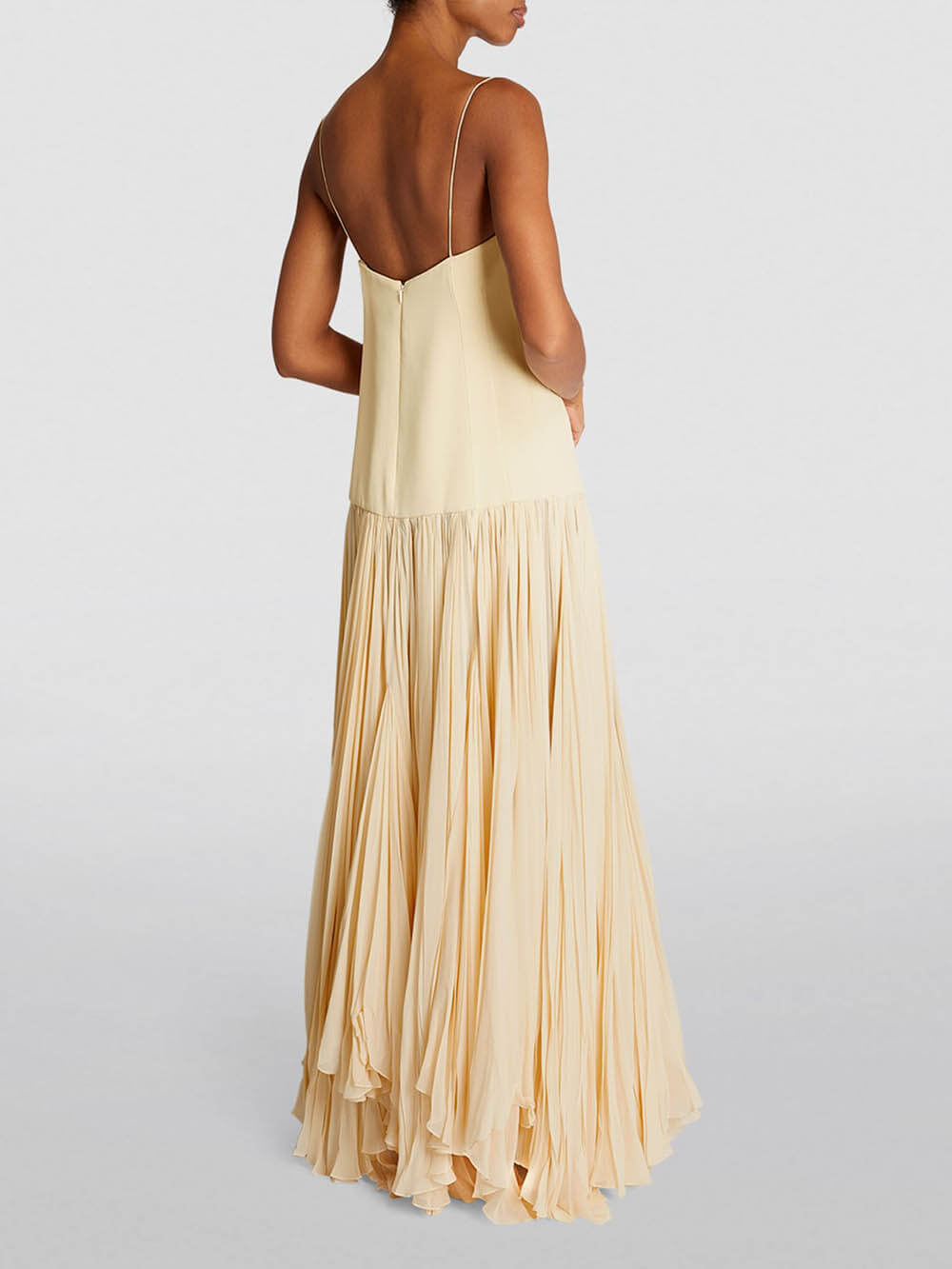 Strappy Drop Dress - Women's in beige