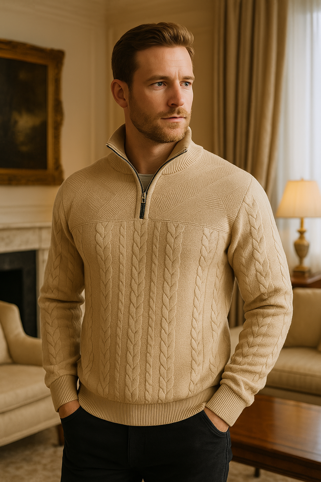 Everett Luxe Sweatshirt - Men's in gray
