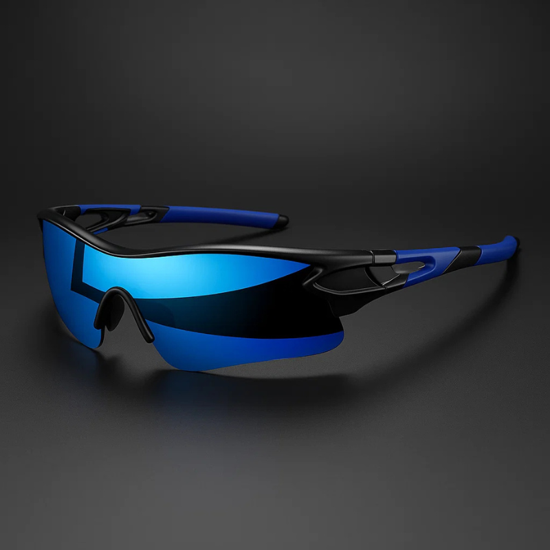 Archer Polarised Sunglasses - Unisex in black ocean