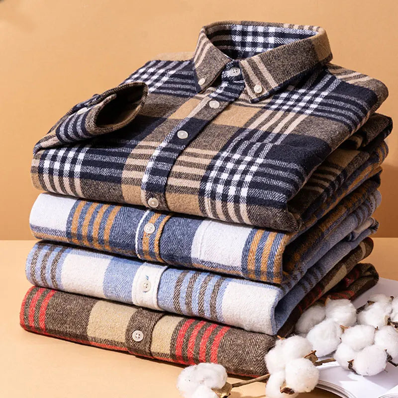 Fletcher Brushed Shirt - Men's in red