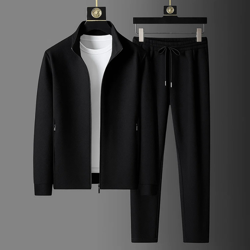 Eldridge Luxe Tracksuit - Men's in black