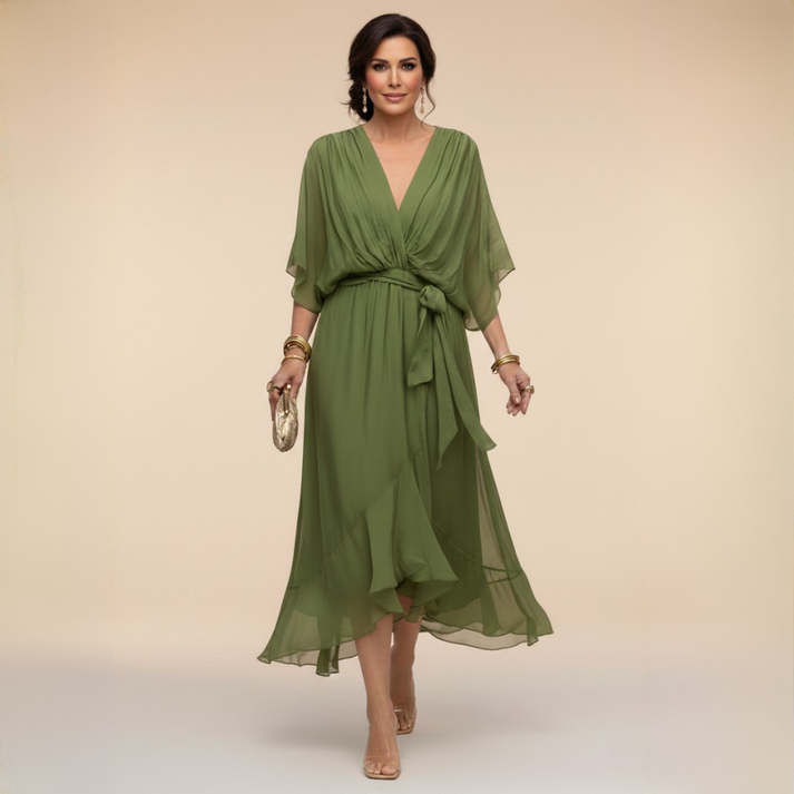 Maeve Flow Maxi Dress - Women's in green