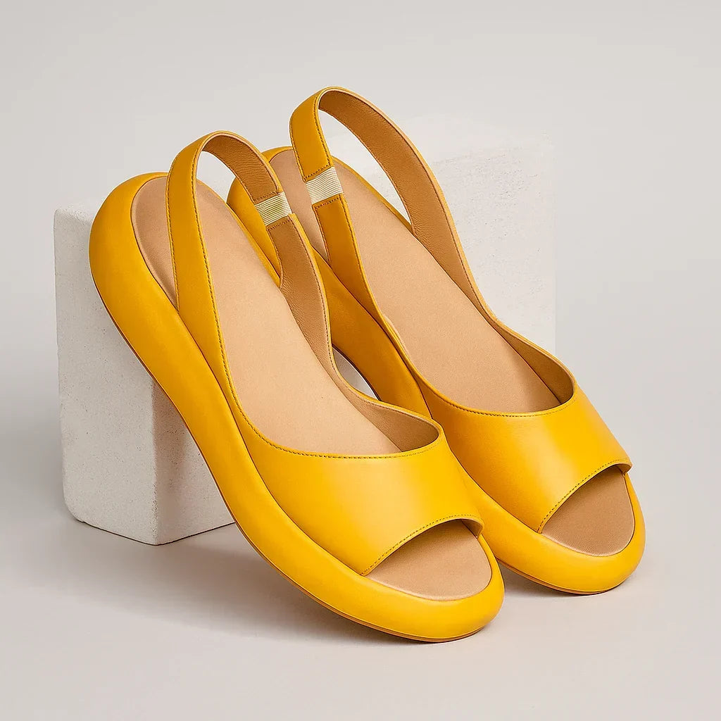 Everley Open Sandals - Women's in yellow