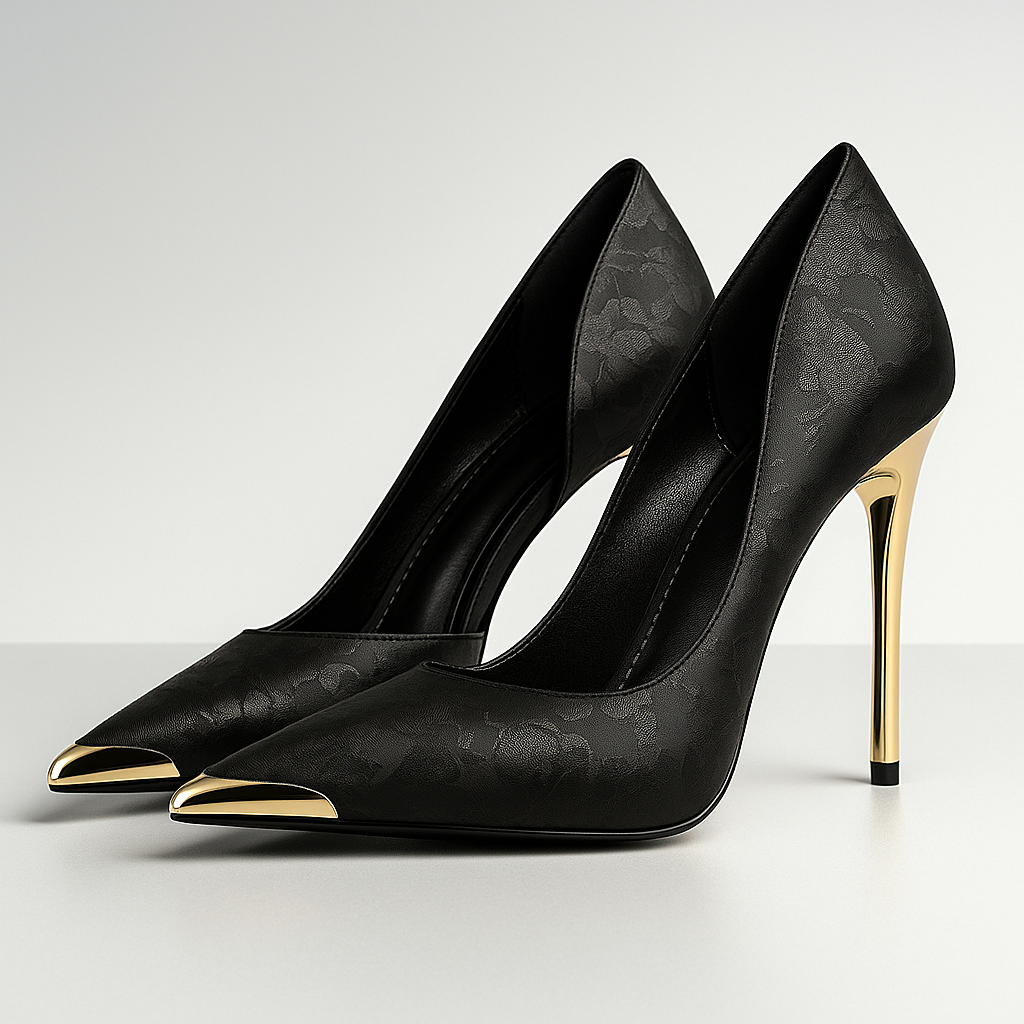 Satin Enzo Heels - Women's in green