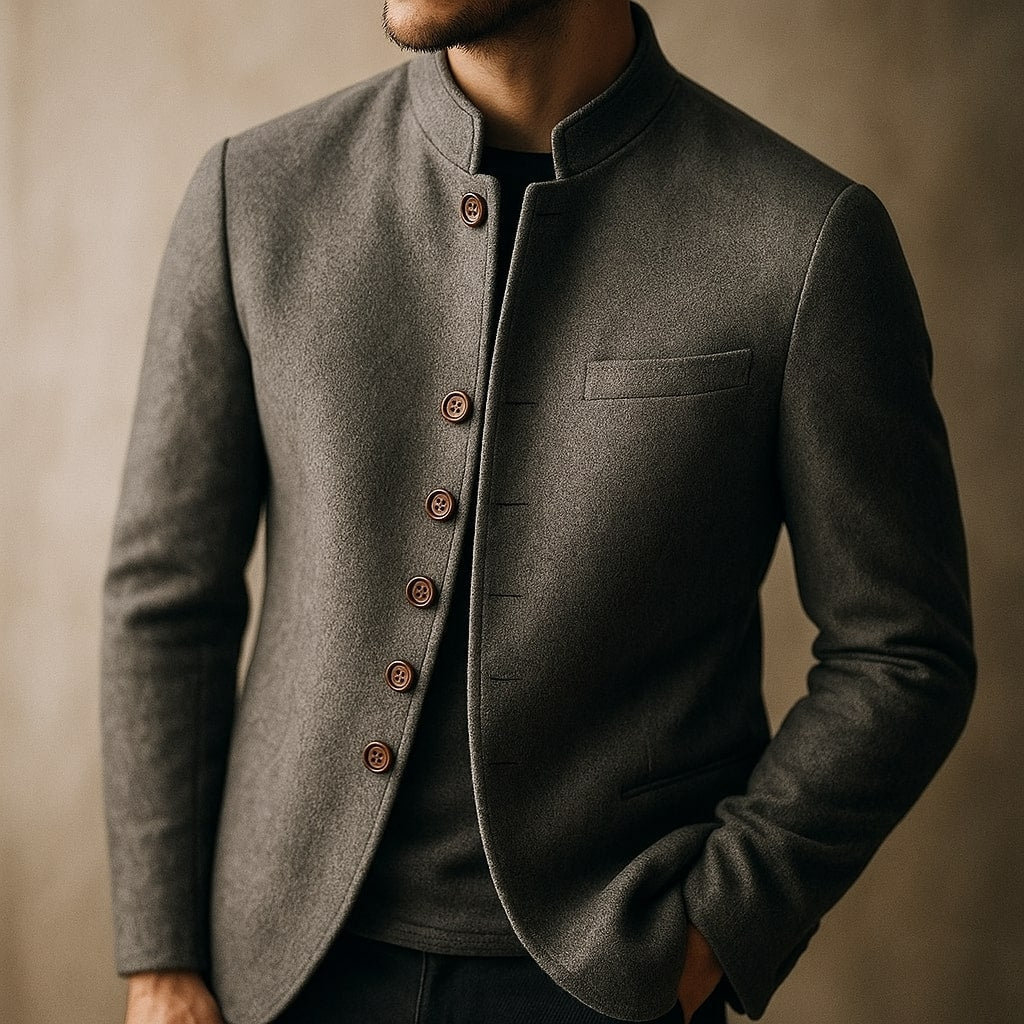 Remington Wool Jacket - Unisex in gray
