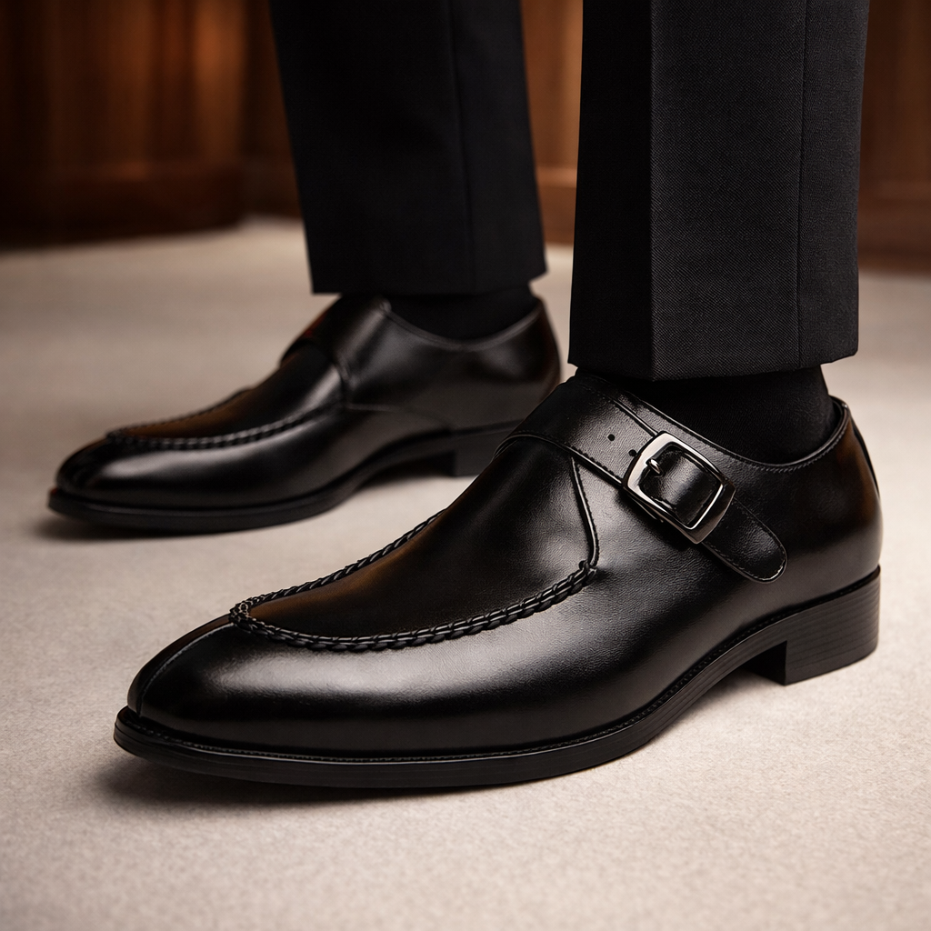 Ashford Buckle Shoes - Men's in brown