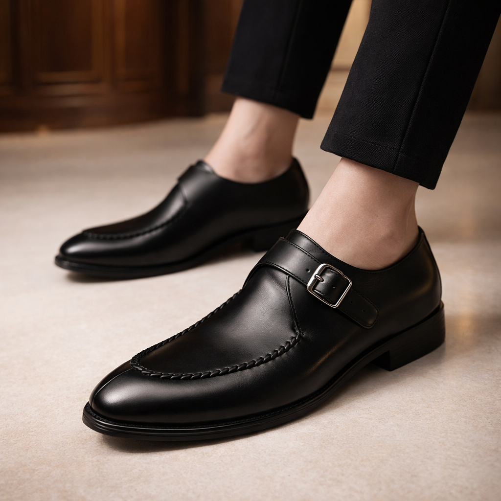 Ashford Buckle Shoes - Men's in brown