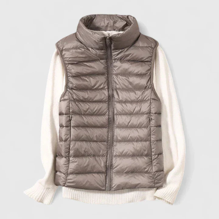 Doris Lightweight Gilet - Women's in beige