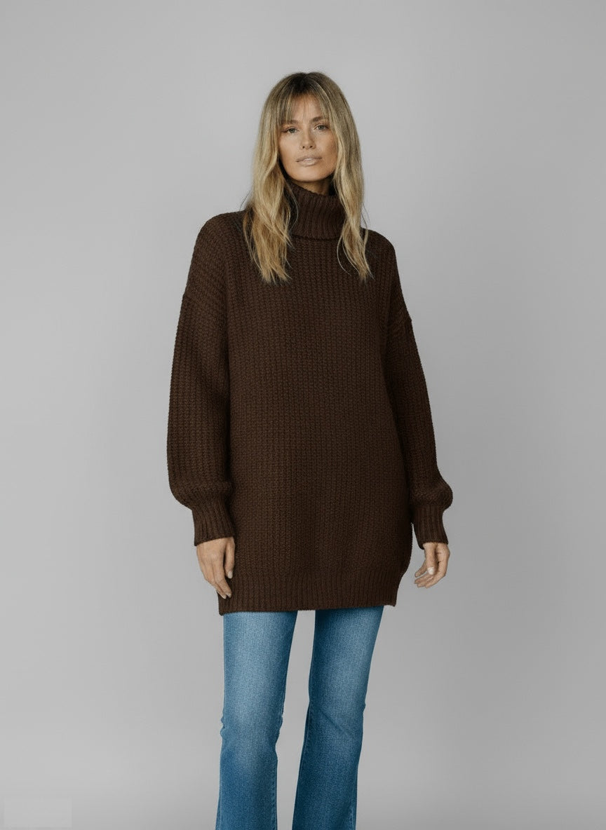 Amara Cashmere Sweater - Unisex in khaki
