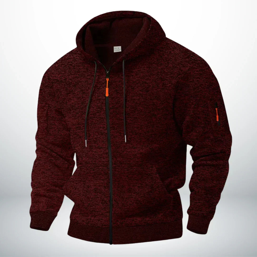 Alistair Zip Fleece Sweater - Unisex in blue