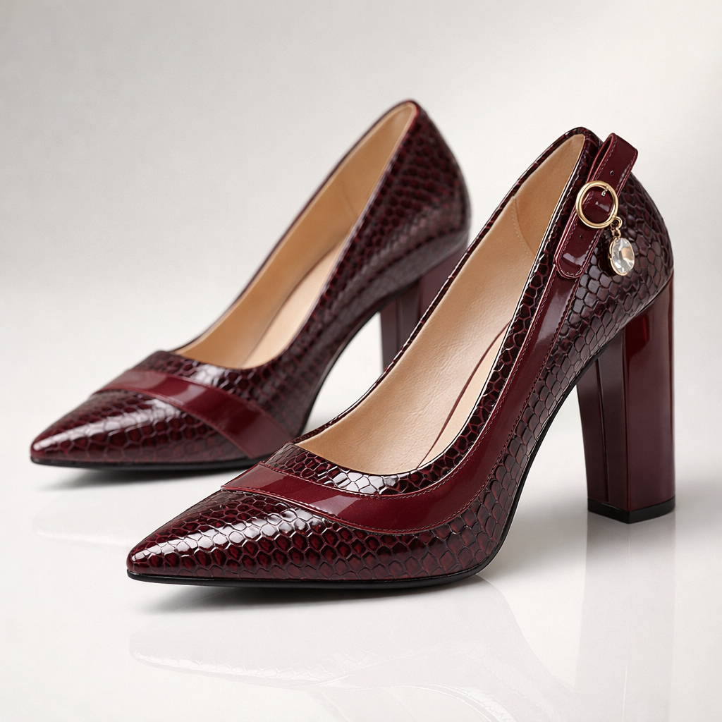 Miles Scale Heels - Women's in navy