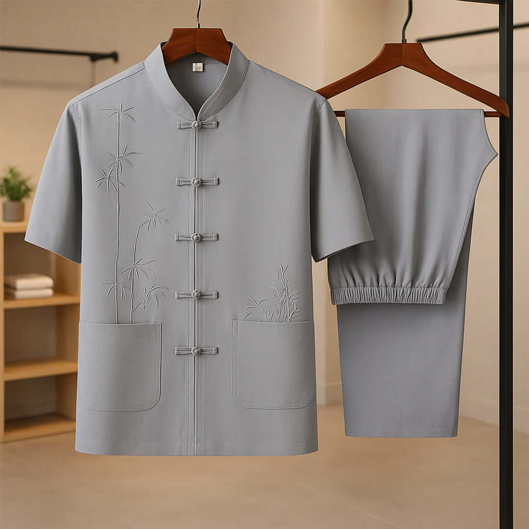 Lawson Silk-Blend Set - Unisex in navy