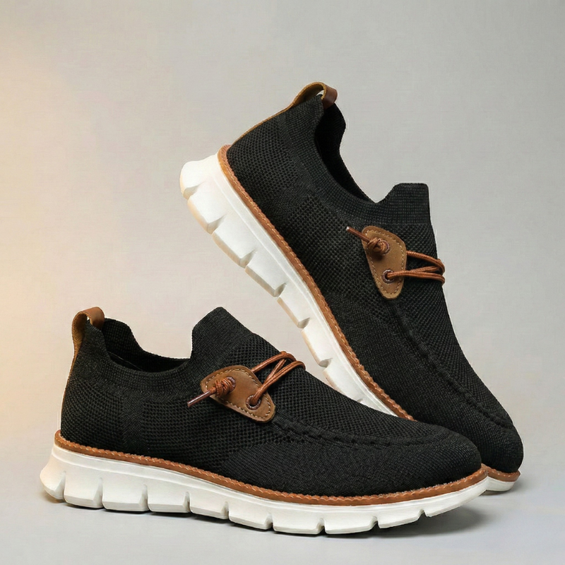 Belmont Air-Knit Sneakers - Men's in khaki