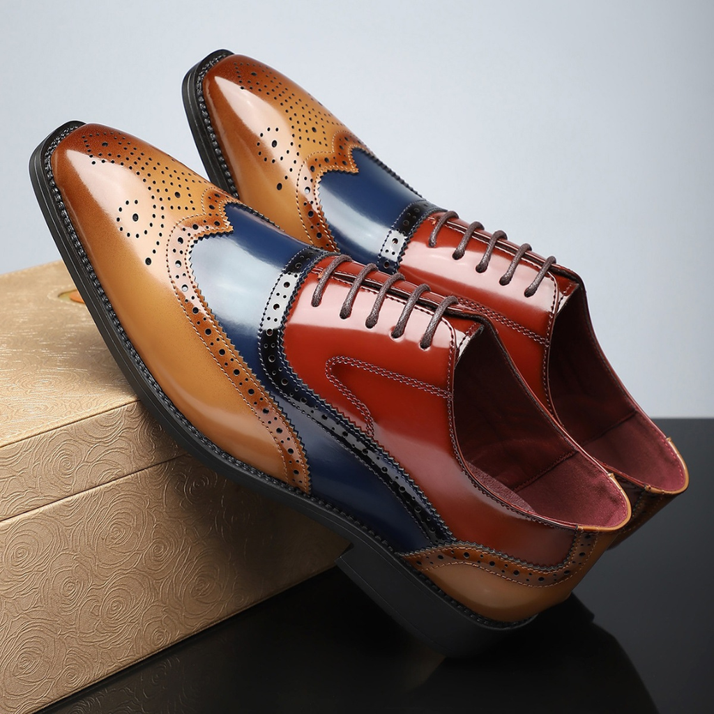 Rhodes Vintage Brogues - Men's in multicolor