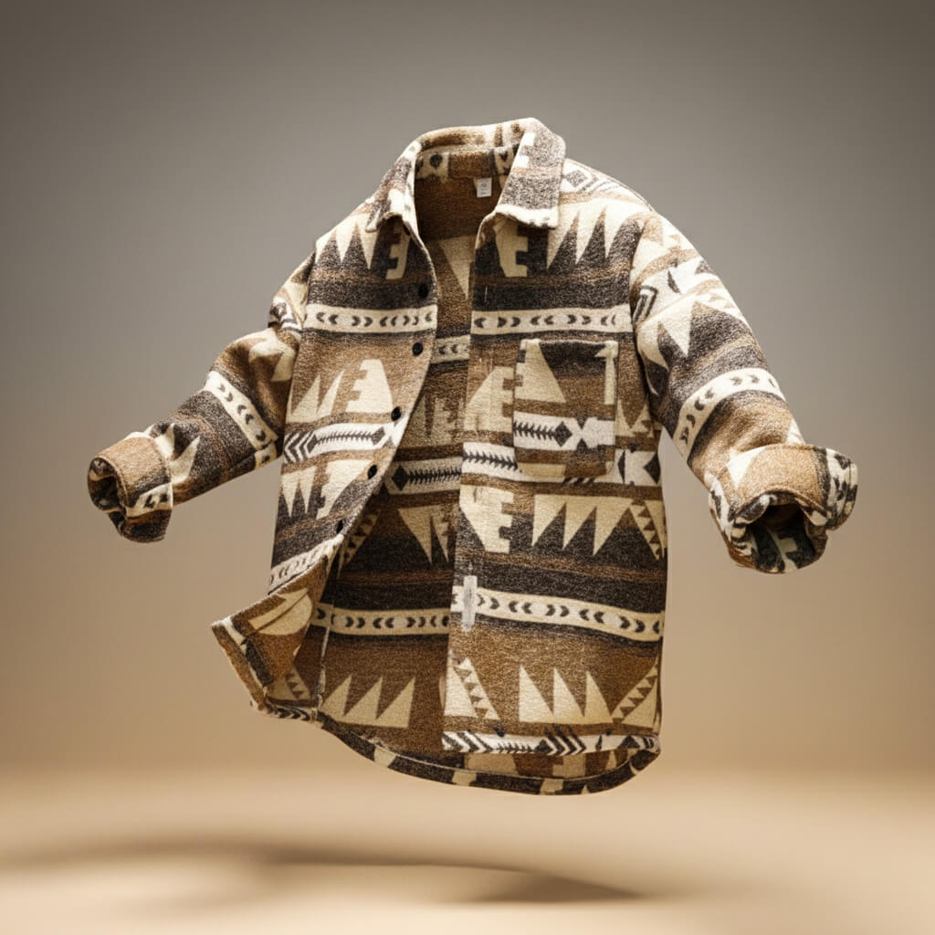 Ashton Wool Jacket - Men's in dark brown