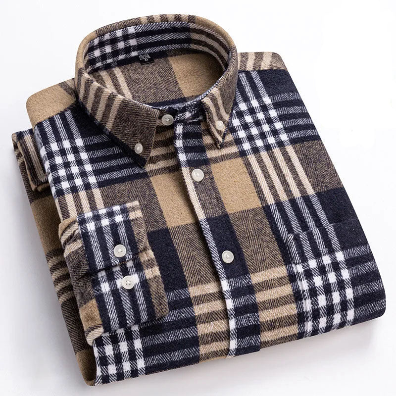 Fletcher Brushed Shirt - Men's in red