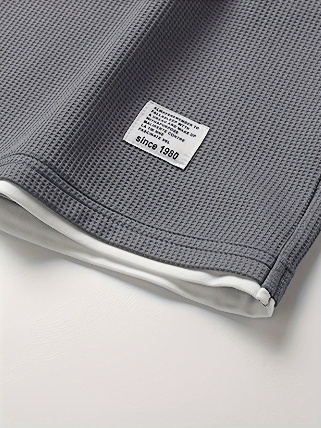Reeve Waffle Knit Set - Unisex in gray