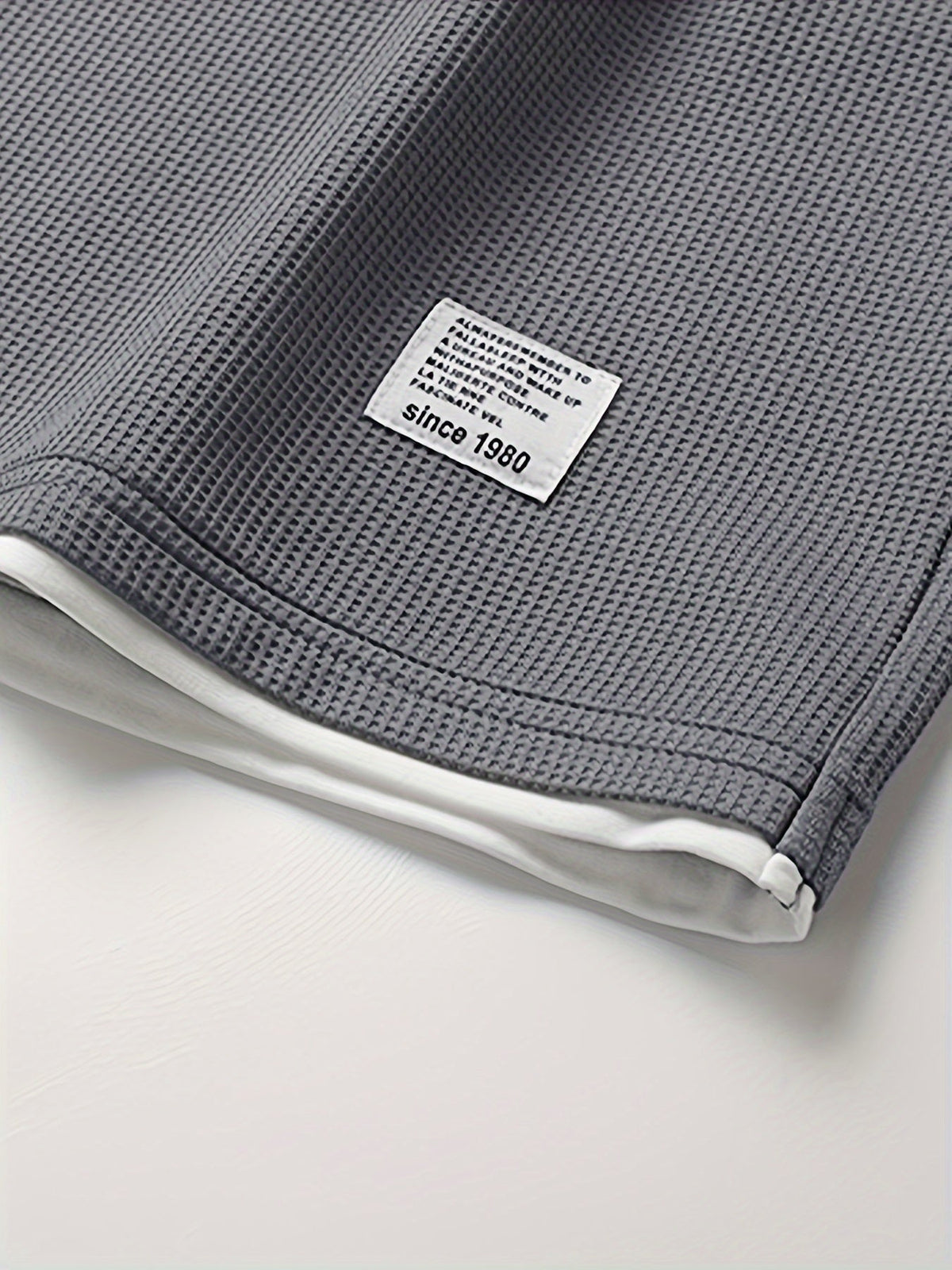 Reeve Waffle Knit Set - Unisex in gray