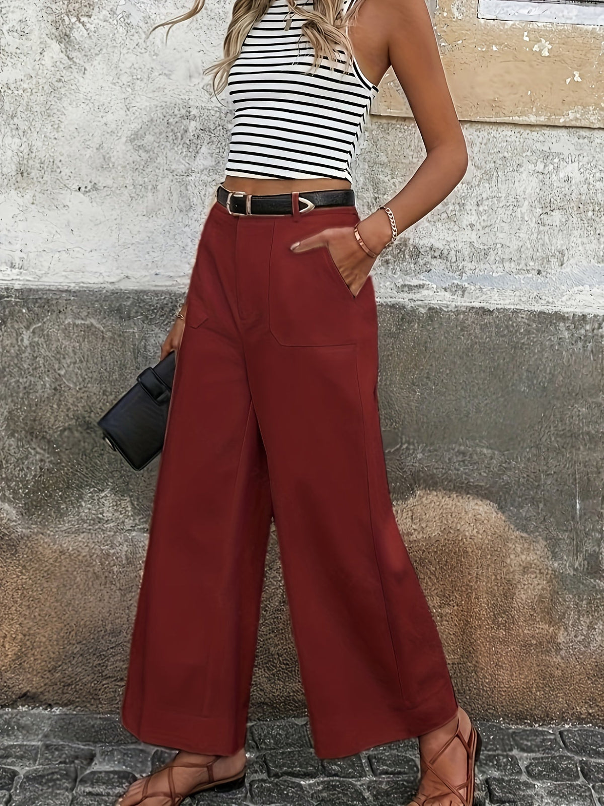 Mara High-Waisted Pants - Unisex in matcha