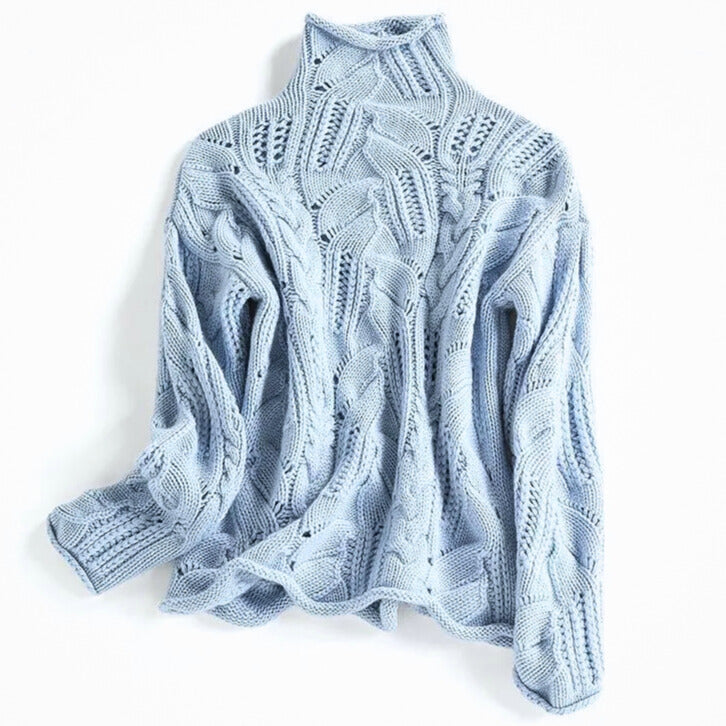 Foster Cashmere Sweater - Women's in blue