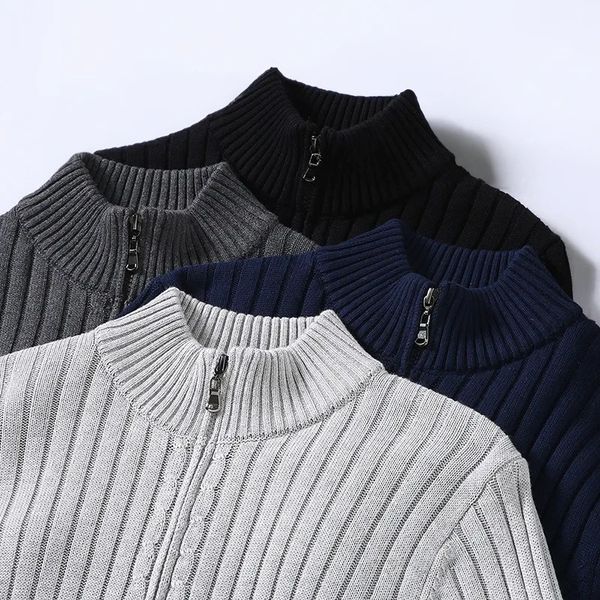 Ravello Ribbed Knit Cardigan - Unisex in gray