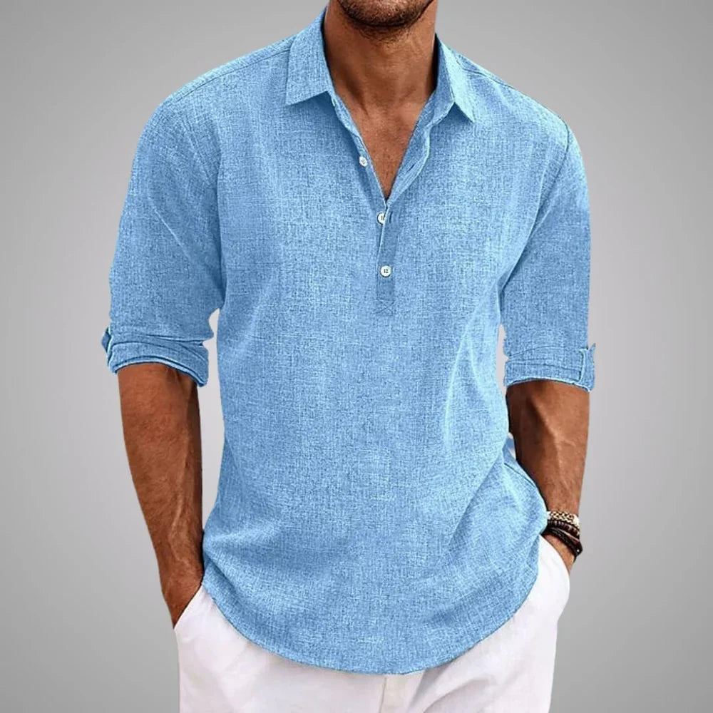 Gideon Shirt - Unisex in blue