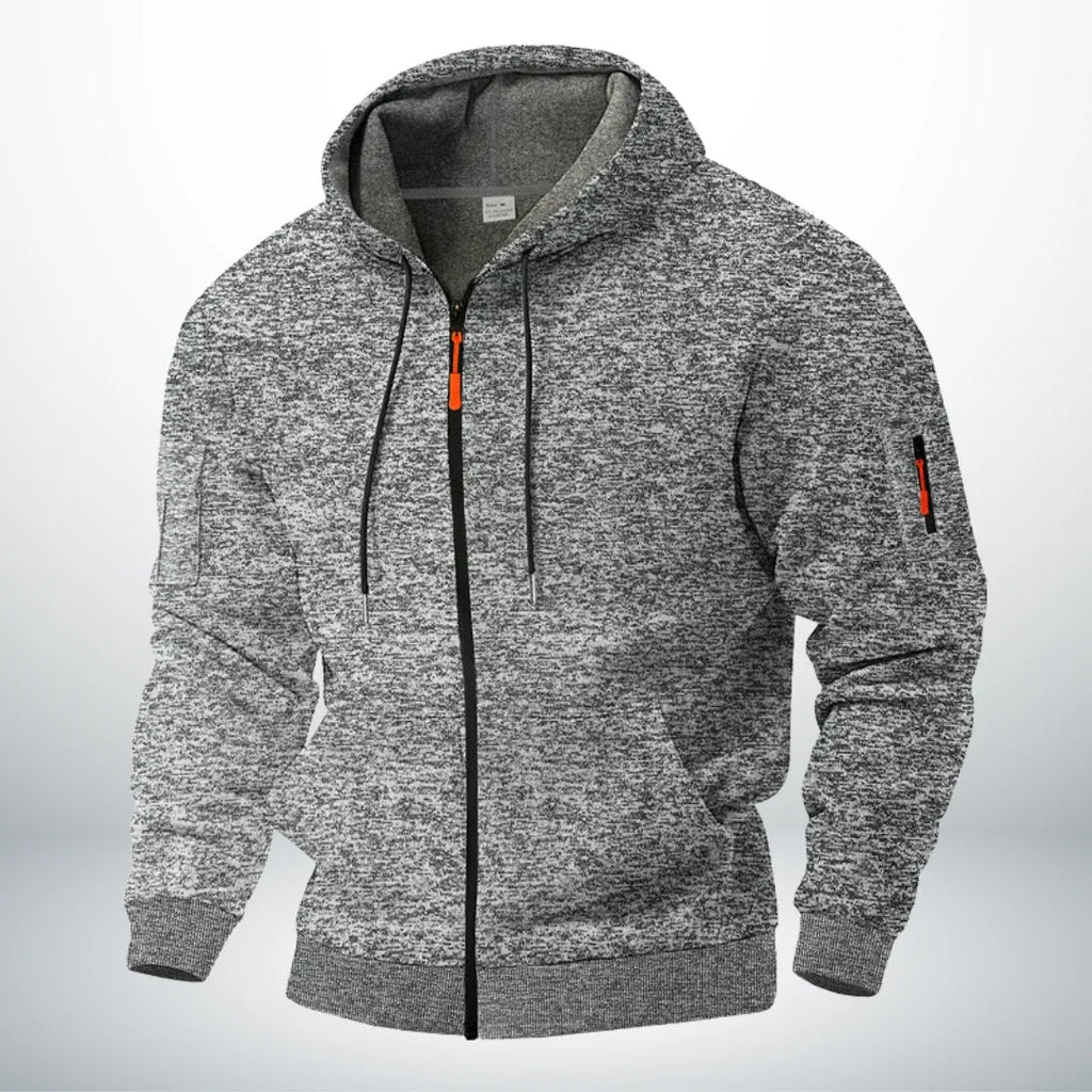 Alistair Zip Fleece Sweater - Unisex in blue