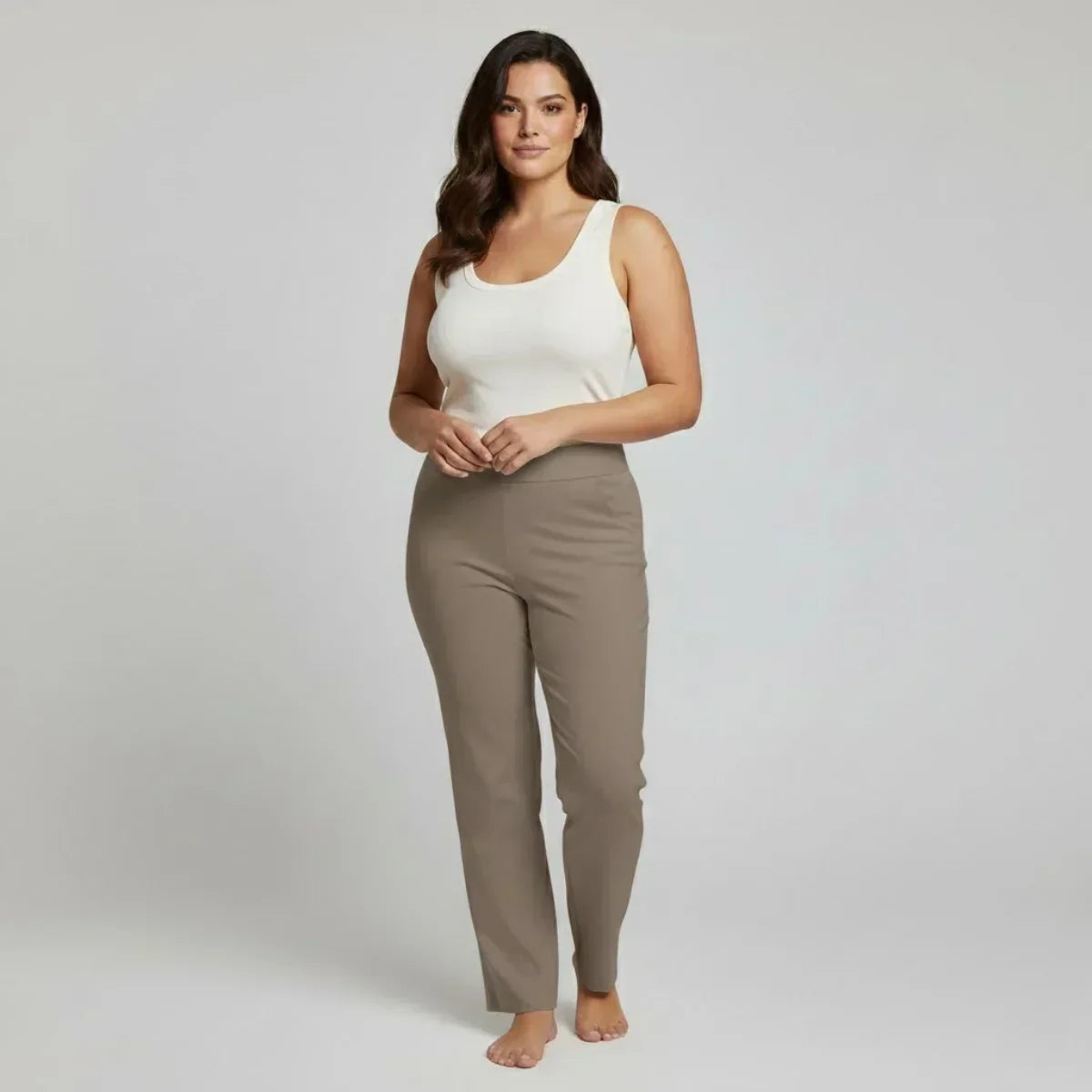 Vivienne Stretch Pants - Unisex in gray