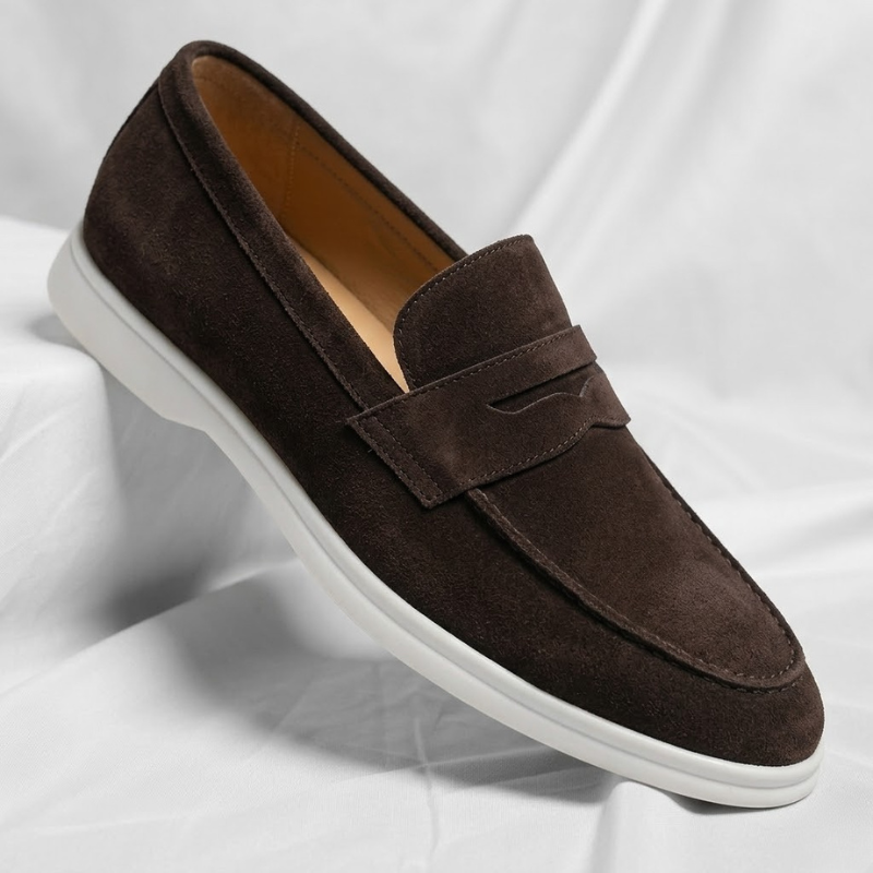 Bancroft Suede Loafers - Men's in green