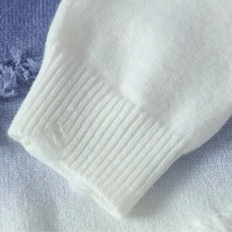 Pemberton Gradient Knit Sweater - Unisex in blue
