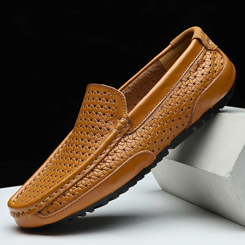 Hutton Leather Loafers - Men's