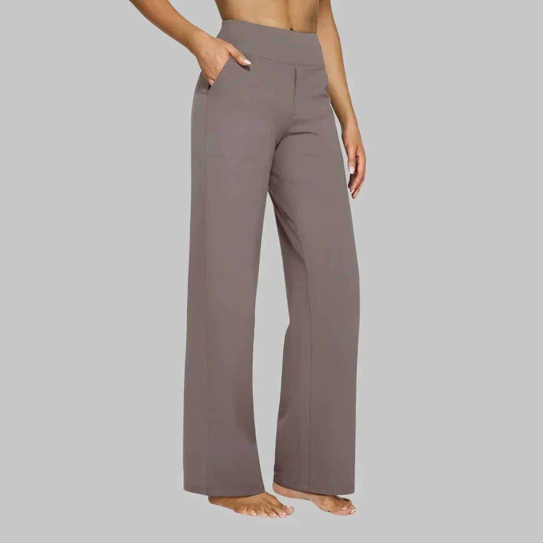 Vivienne Stretch Pants - Unisex in white